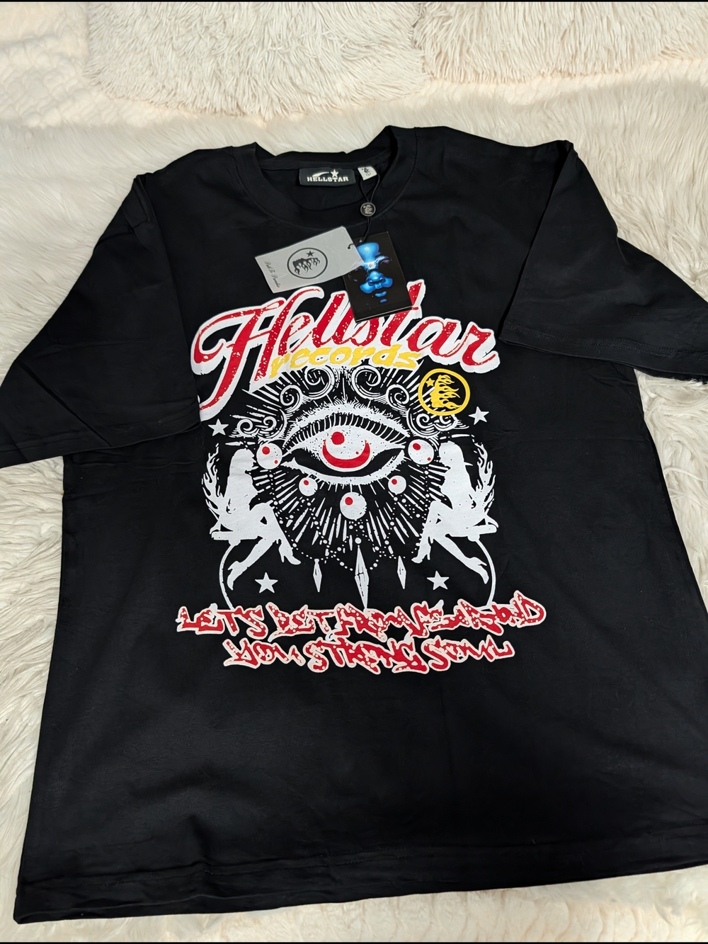 Hellstar Black Graphic Short Sleeve Tee